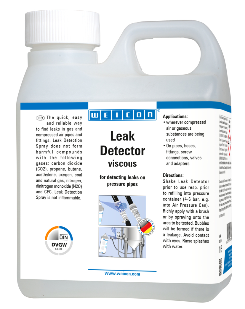 Spray Detector de Fugas «viscoso» | para localizar grietas en líneas de presión