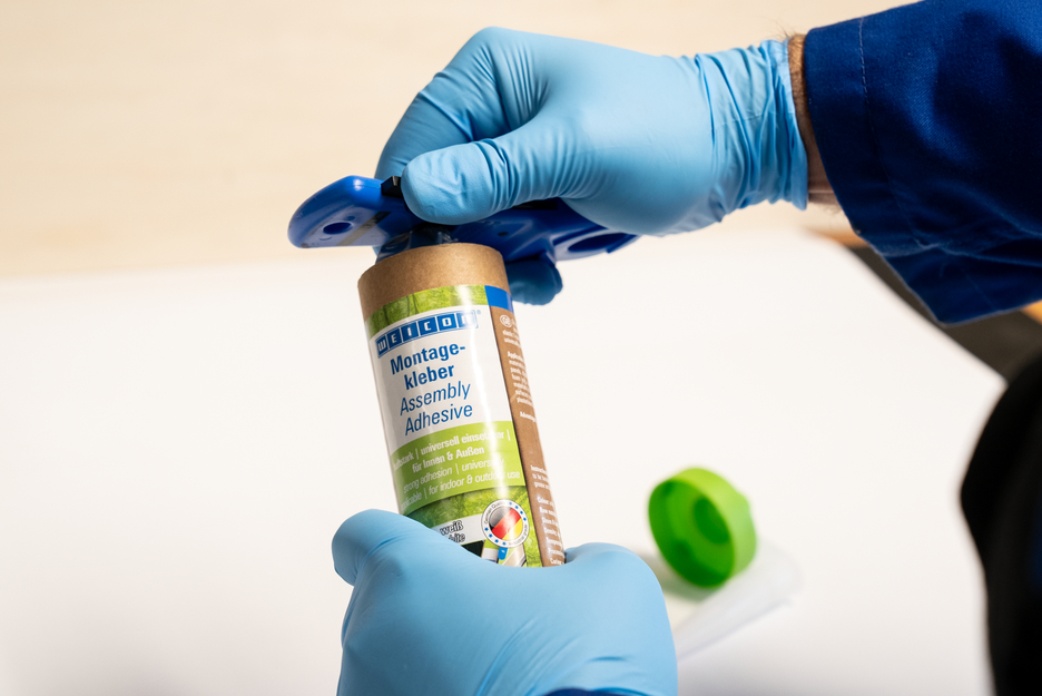 WEICON Green Tube Adhesivo de Montaje | potente adhesivo universal para interiores y exteriores