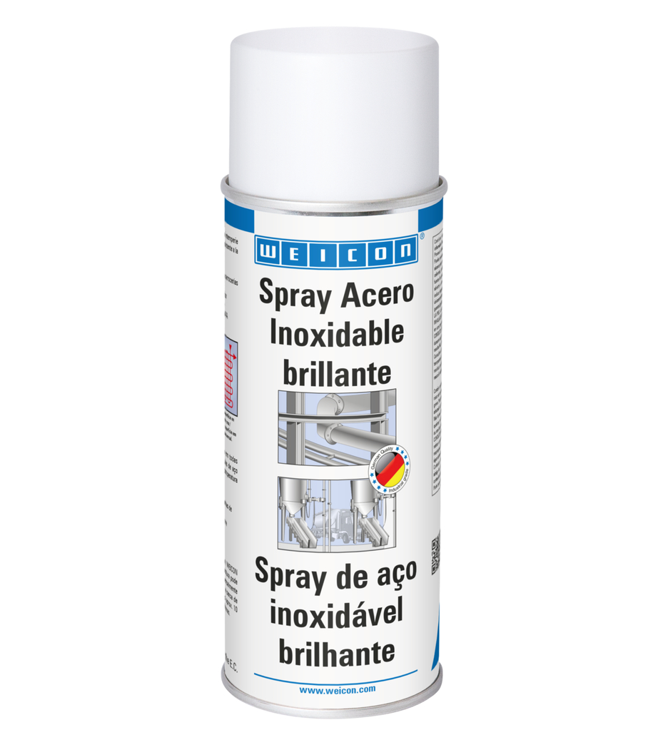 Spray Acero Inoxidable «Brillante» | recubrimiento superficial resistente a la corrosión y a la intemperie
