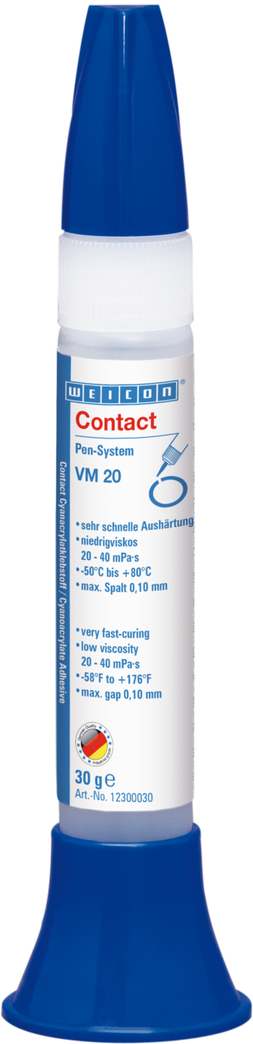 VM 20 Adhesivo de cianoacrilato | adhesivo instantáneo de baja viscosidad para metal