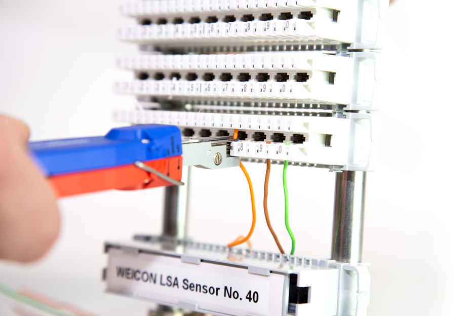 LSA Sensor No. 40 | Herramienta de punzonado LSA incl. un sensor para trazar la posición del extremo del cable