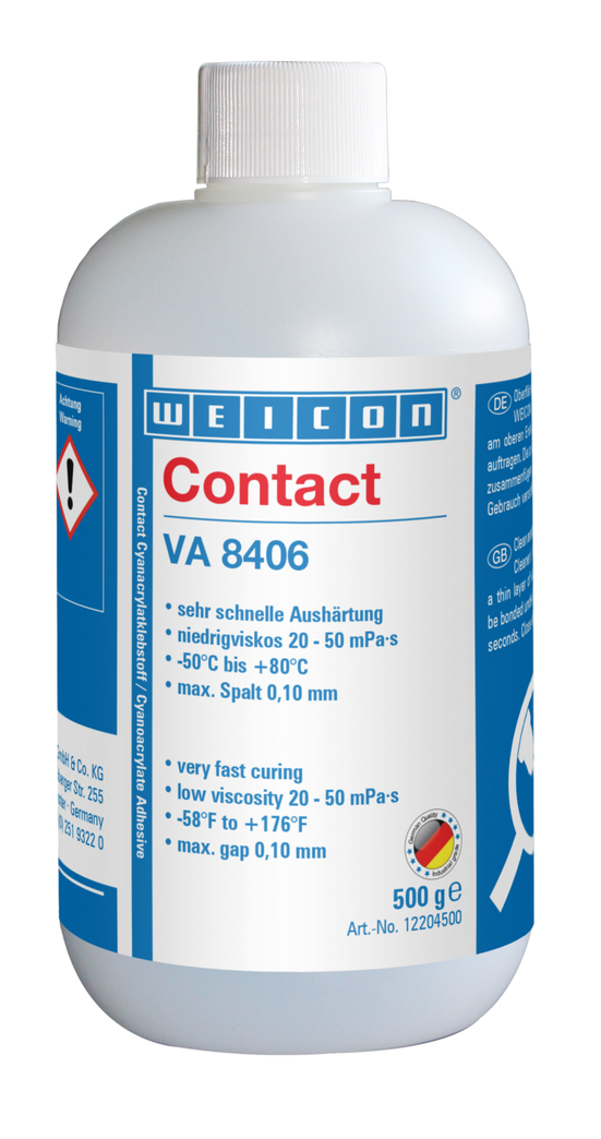 VA 8406 Adhesivo de cianoacrilato | Adhesivo para fijaciones y pegados rápidos