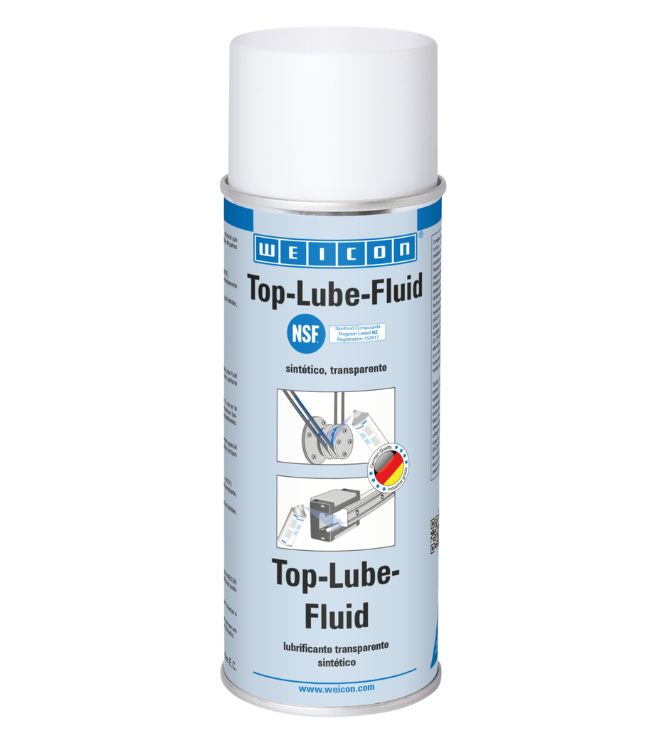 Top-Lub-Fluid | lubricante adhesivo sintético para el sector alimentario NSF H2 Top-Lub-Fluid | lubricante adhesivo sintético para el sector alimentario NSF H2