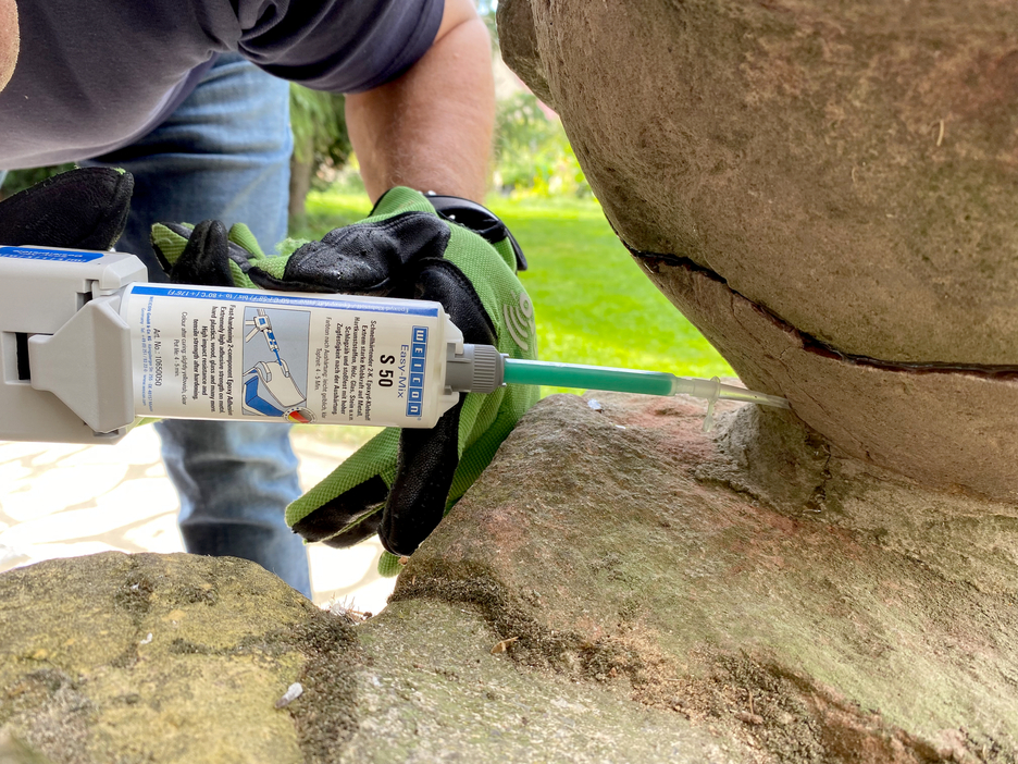 Easy-Mix S 50  | Adhesivo de resina epoxi resistente a altas temperaturas para trabajos rápidos de reparación y mantenimiento