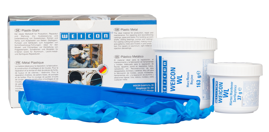 WEICON WL | Sistema de resina epoxi con carga cerámica para una alta protección contra el desgaste