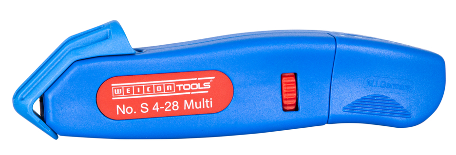 Pelador de Cable No. S 4 - 28 Multi | con función de desaislado integrada, rango de trabajo 4 - 28 mm Ø Pelador de Cable No. S 4 - 28 Multi | con función de desaislado integrada, rango de trabajo 4 - 28 mm Ø