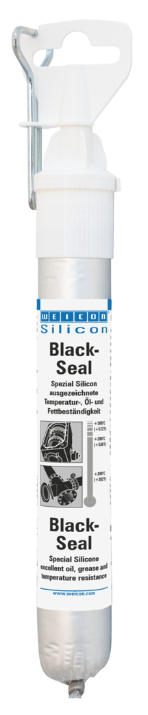 Black-Seal Silicona Especial | sellador permanentemente elástico para zonas resistentes al aceite o la grasa