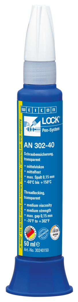 WEICONLOCK® AN 302-40 Fijación de Tornillos | resistencia media, con registro DVGW