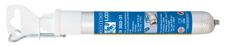 WEICONLOCK® SI 303-31 Sellado de tuberías y roscas | baja resistencia, alta viscosidad, con certificación ISEGA