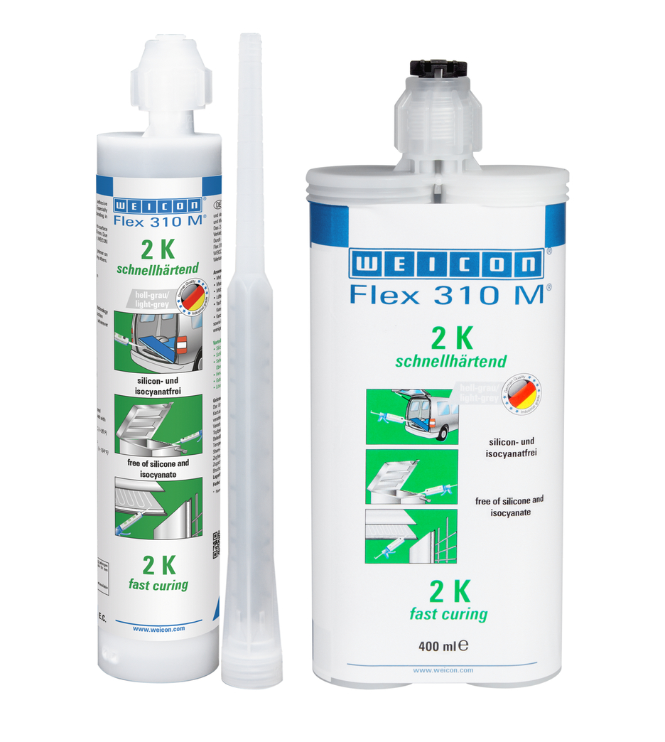 Flex 310 M® 2 K | adhesivo elástico a base de polímero híbrido, de curado rápido Flex 310 M® 2 K | adhesivo elástico a base de polímero híbrido, de curado rápido