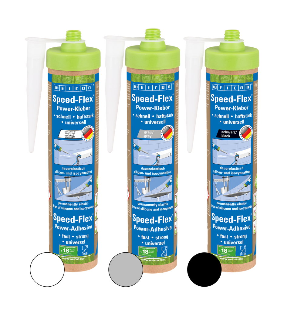 Speed-Flex® Polímero MS | adhesivo y sellador de alta viscosidad y gran resistencia inicial, a base de Polímero MS
