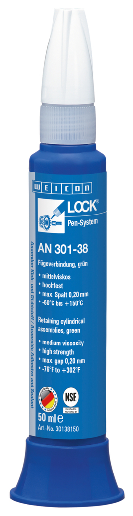 WEICONLOCK® AN 301-38 Retención de Piezas Cilíndricas | alta resistencia, viscosidad media WEICONLOCK® AN 301-38 Retención de Piezas Cilíndricas | alta resistencia, viscosidad media
