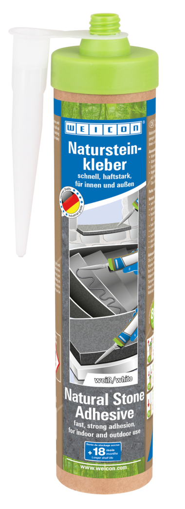 WEICON Adhesivo para Piedra Natural | para la instalación de piedra natural, roca y cerámica