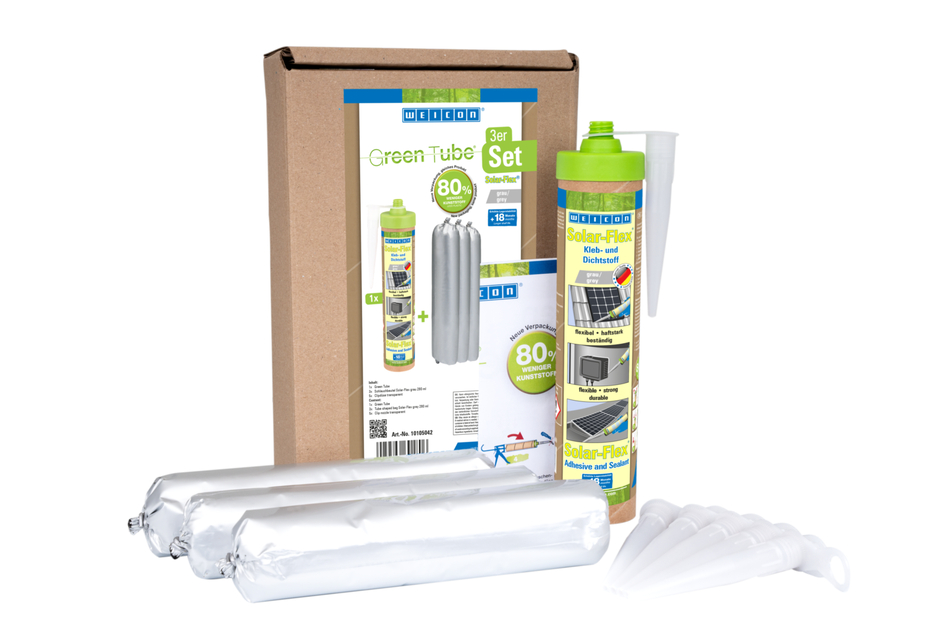 Solar-Flex® Polímero MS | adhesivo y sellador resistente a la intemperie para el sector solar, a base de MS-Polymer
