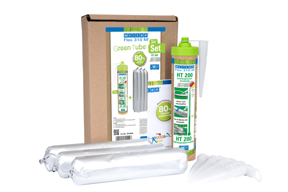 Flex 310 M® HT 200 Polímero MS | Adhesivo y sellador con alta adhesión inicial - ideal para recubrimiento en polvo y resistente al calor hasta 200 °C