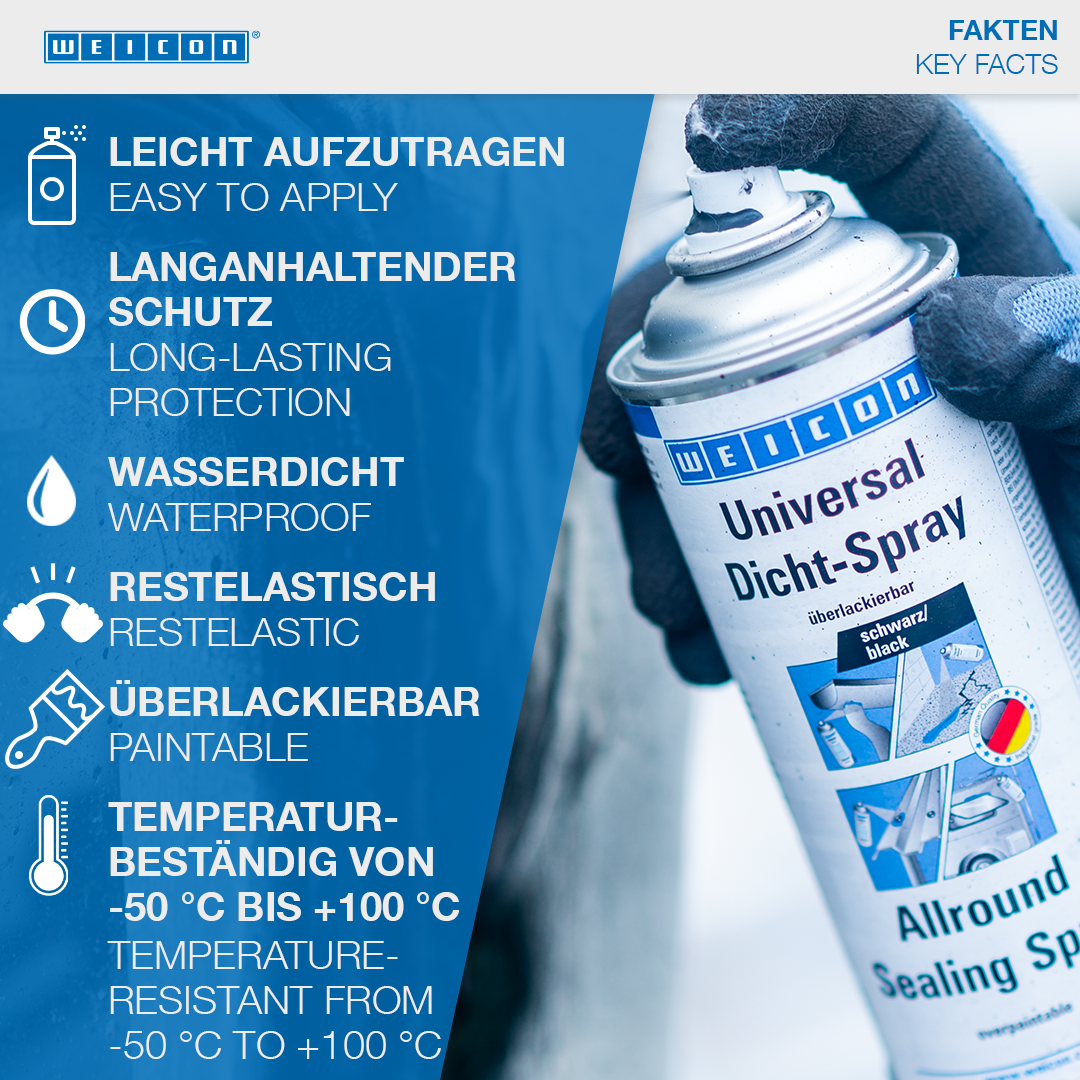 Spray Sellador Universal | plástico pulverizable para el sellado