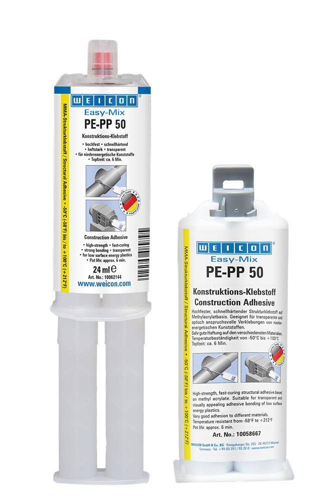 Easy-Mix PE-PP 50 | adhesivo de construcción a base de acrilato de metilo para plásticos especiales