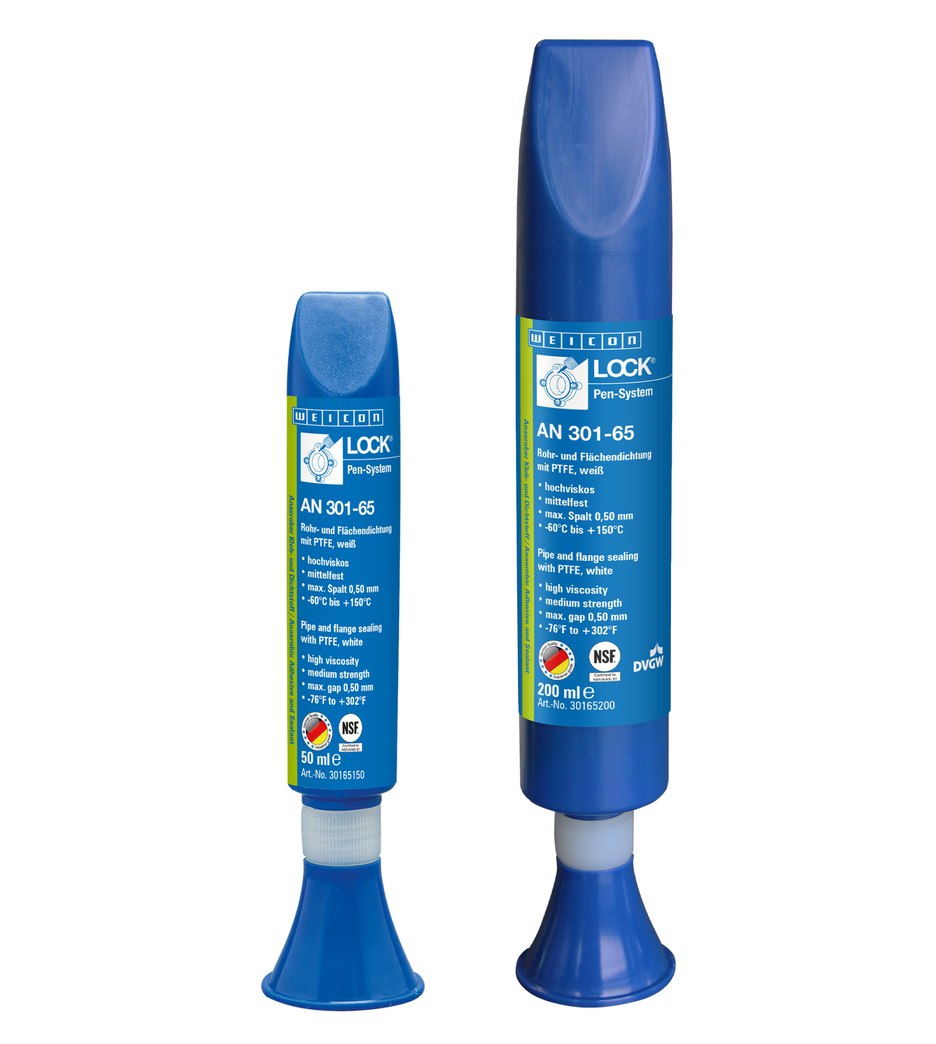 WEICONLOCK® AN 301-65 Sellado de Tubos y Bridas | con PTFE, resistencia media, con aprobación de agua potable