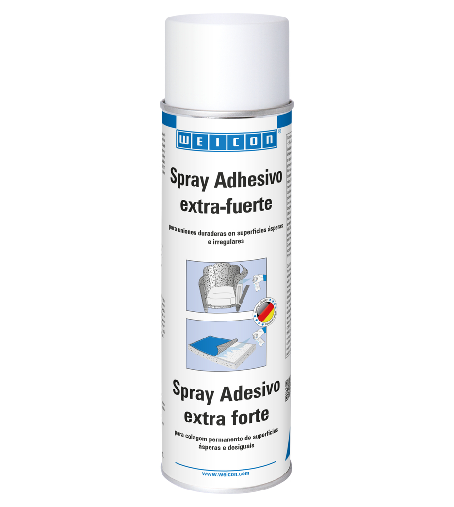 Spray Adhesivo extra fuerte | adhesivo de contacto pulverizable para el pegado fuerte y permanente de fieltro, cuero artificial y materiales aislantes