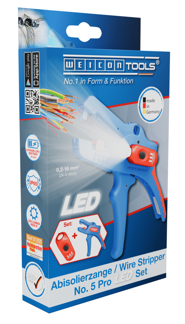 Set Tenaza Pelacables No. 5 Pro LED