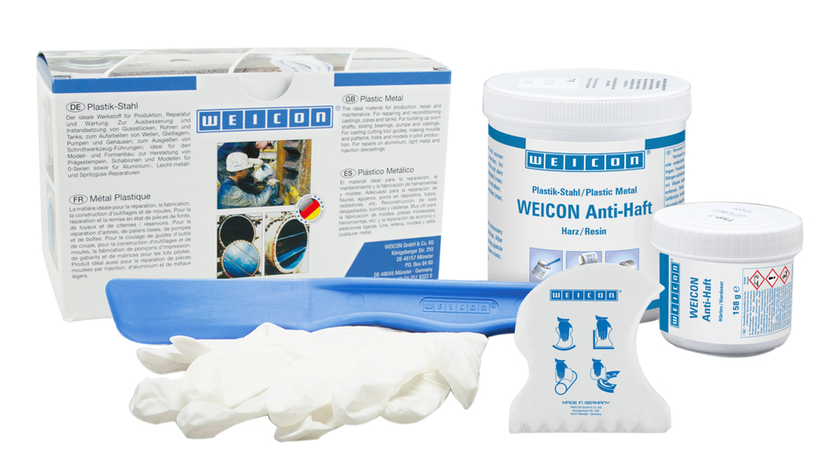 WEICON Anti-Stick | sistema de resina epoxi sprayable para la protección contra el desgaste con propiedades antiadherentes