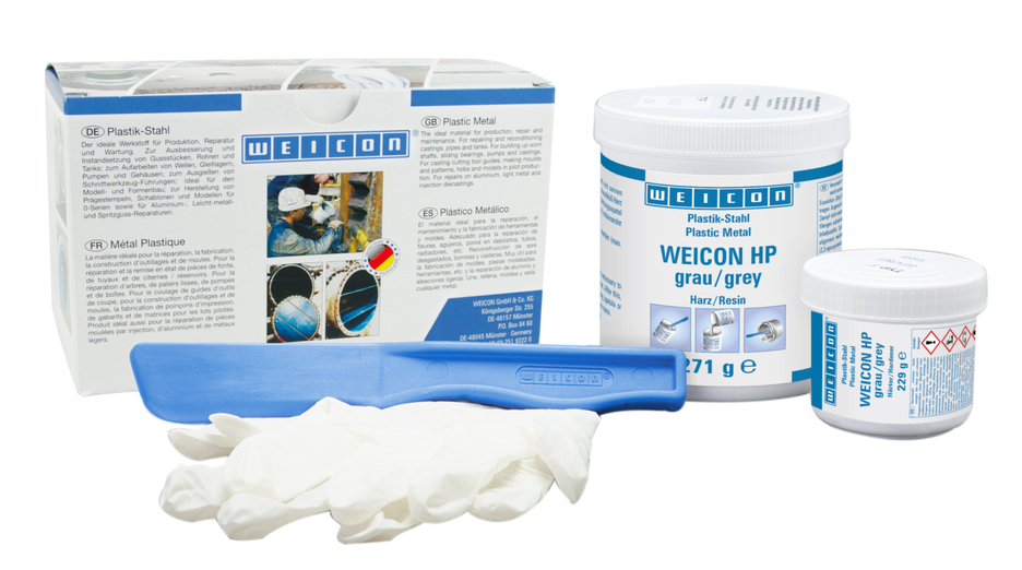 WEICON HP gris | Resistente a temperaturas desde -35°C (-4°F) hasta +160°C (+176°F)
