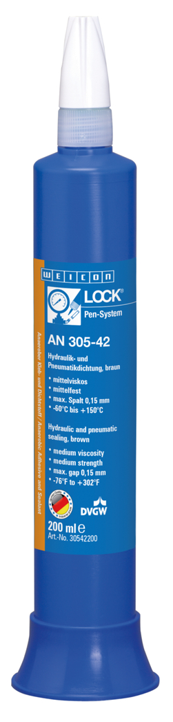 WEICONLOCK® AN 305-42 Sellado de Sistemas Hidráulicos y Neumáticos | resistencia media, con registro DVGW WEICONLOCK® AN 305-42 Sellado de Sistemas Hidráulicos y Neumáticos | resistencia media, con registro DVGW