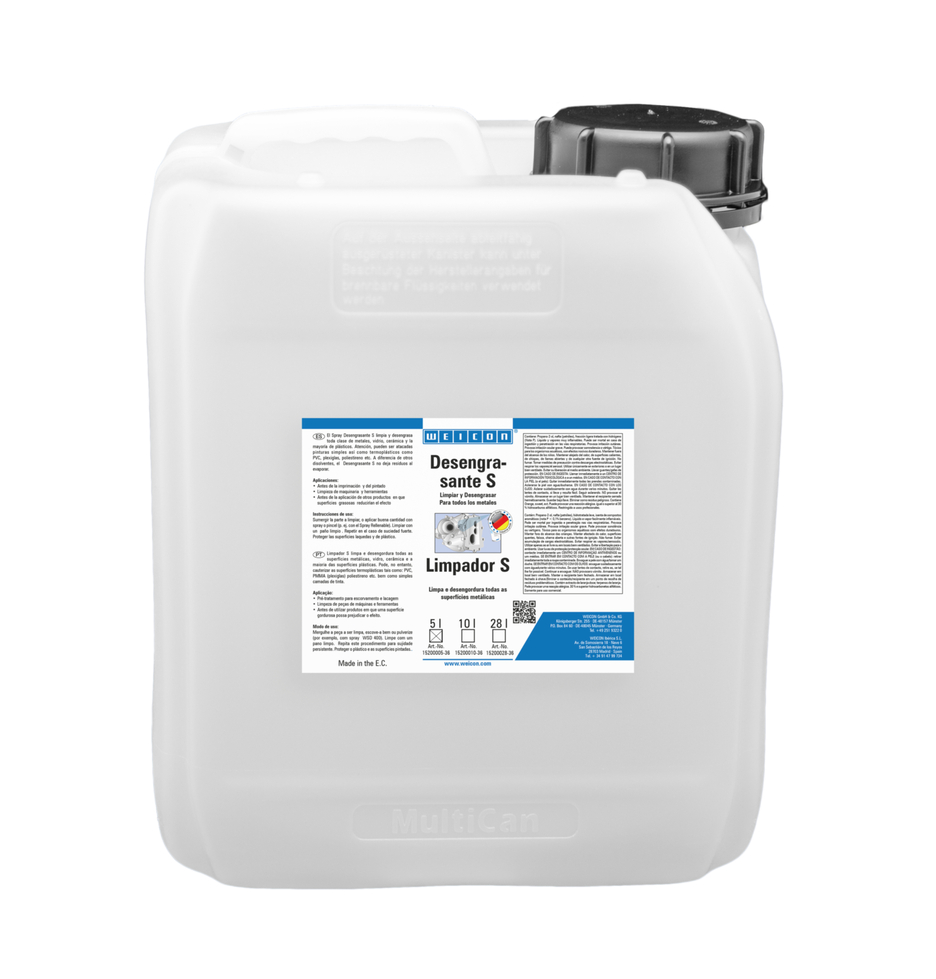 Desengrasante S | potente limpiador especial