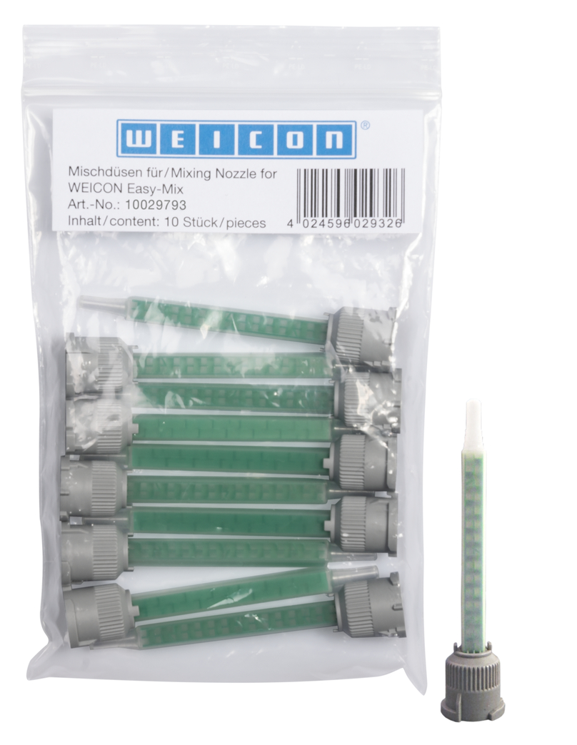 Boquilla mezcladora Quadro B | Boquillas mezcladora Quadro adecuada para los tipos de Easy-Mix: RK-7300, PU 90, PU 240, PU Kristall, PE-PP 50.