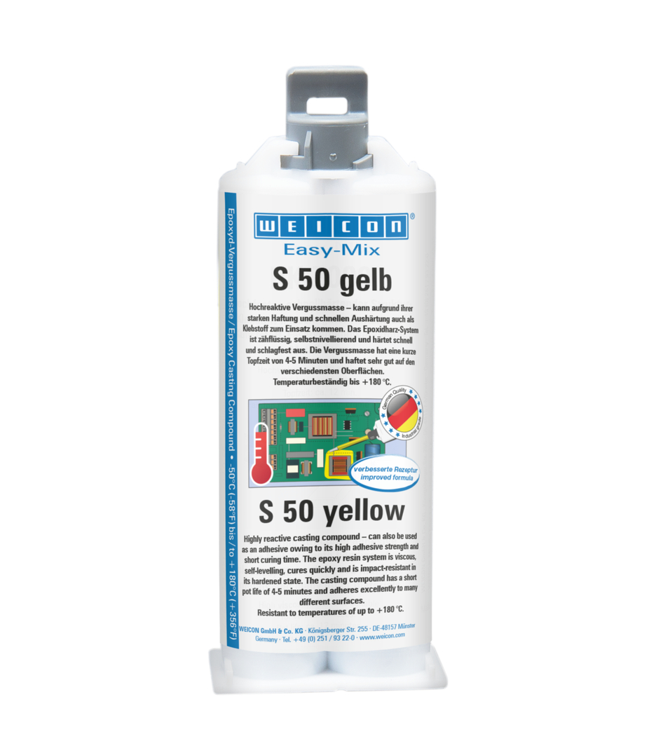 Easy-Mix S 50 Amarillo | Masa de colada epoxi resistente a altas temperaturas