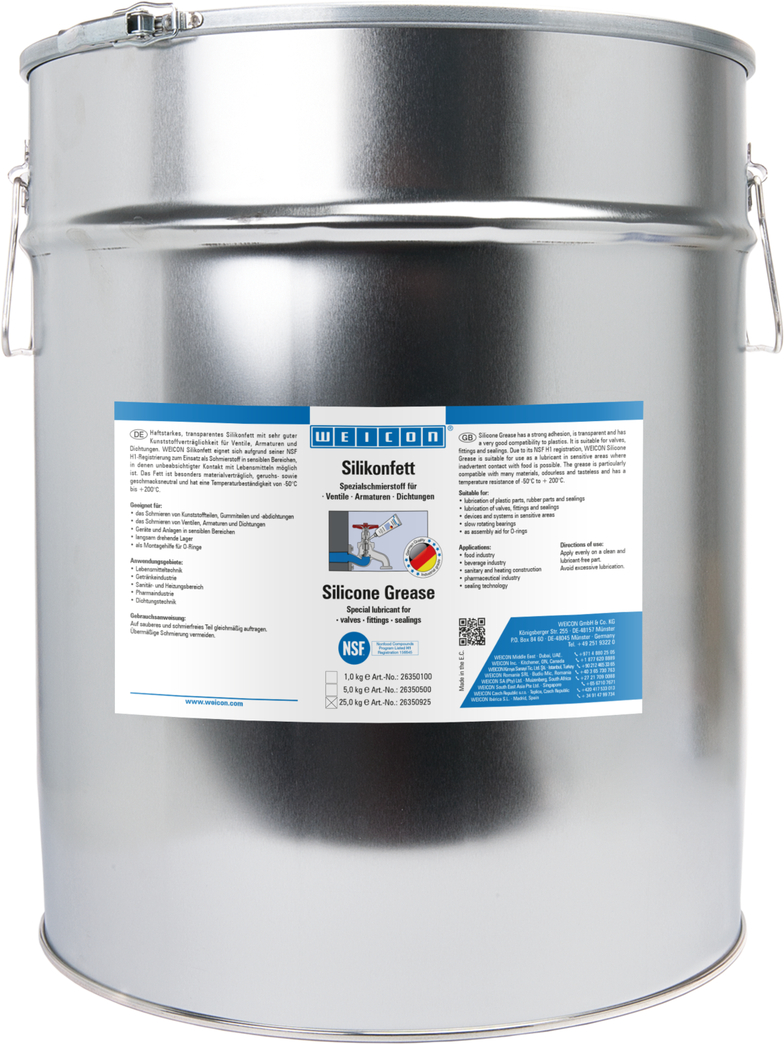 Grasa de Silicona | Grasa lubricante apta para la industria alimentaria Grasa de Silicona | Grasa lubricante apta para la industria alimentaria