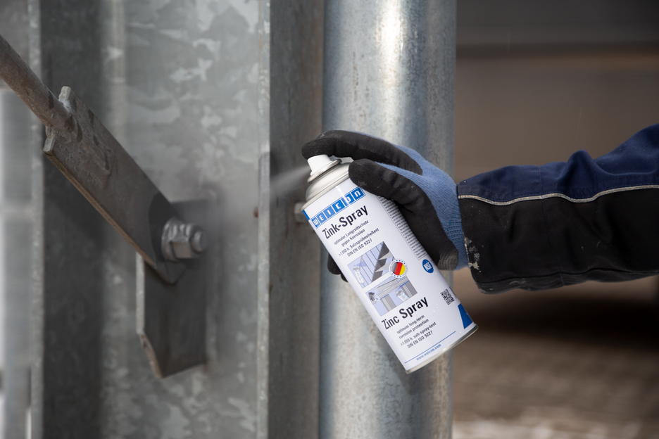 Spray Zinc | protección catódica contra la corrosión con homologación para el uso en el sector alimentario