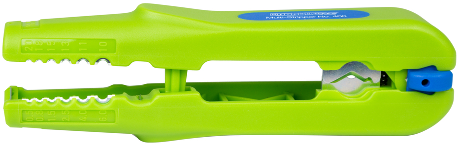 Pelador Multifunción No. 400 Green Line | pelador multifuncional, rango de trabajo de pelado 0,5 - 6,0 mm² / pelado 8 - 13 mm Ø Pelador Multifunción No. 400 Green Line | pelador multifuncional, rango de trabajo de pelado 0,5 - 6,0 mm² / pelado 8 - 13 mm Ø