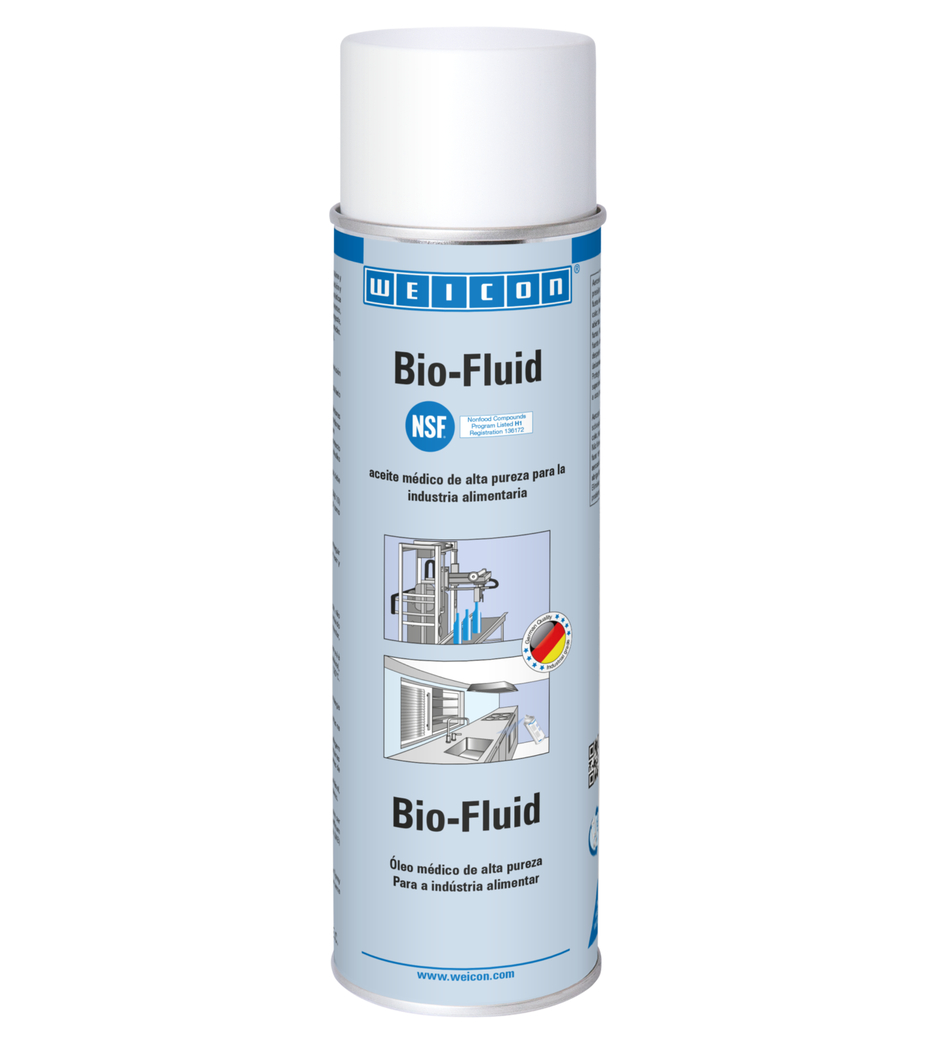 Bio-Fluid | Aceite lubricante y de mantenimiento para la industria alimentaria NSF H1 Bio-Fluid | Aceite lubricante y de mantenimiento para la industria alimentaria NSF H1