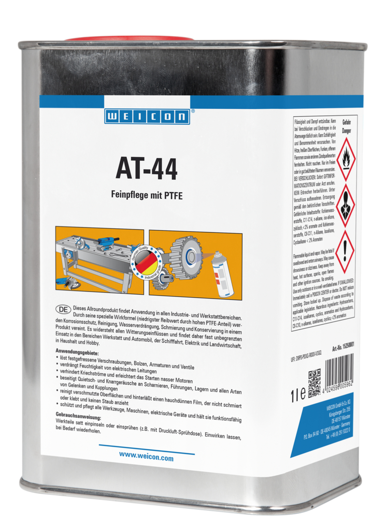 AT-44 | spray multifuncional sin silicona con PTFE