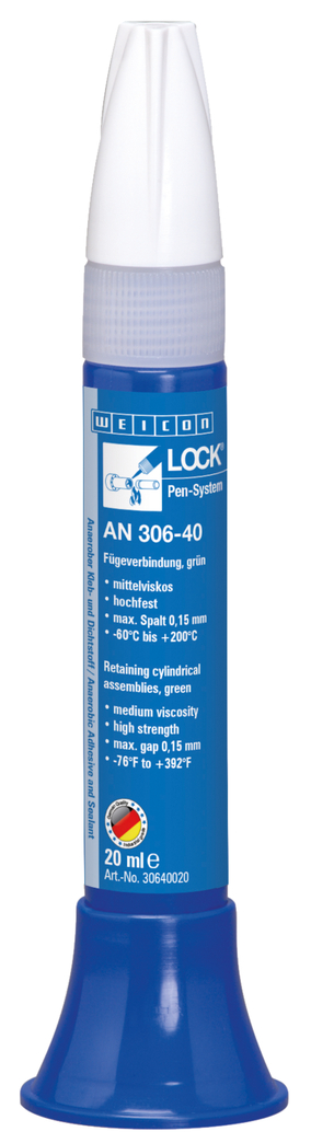WEICONLOCK® AN 306-40 Retención de Piezas Cilíndricas | alta resistencia, resistente a altas temperaturas, de curado lento