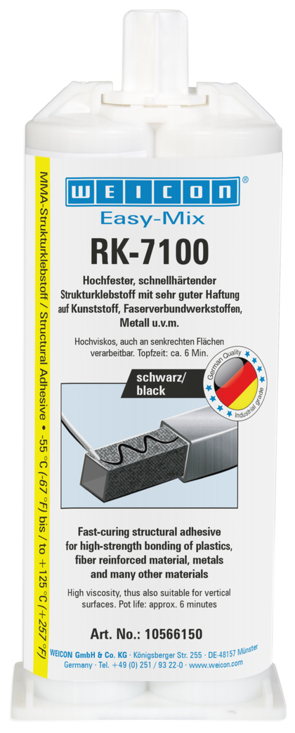 Easy-Mix RK-7100 Adhesivo Estructural de Acrilato | adhesivo acrílico estructural de curado rápido