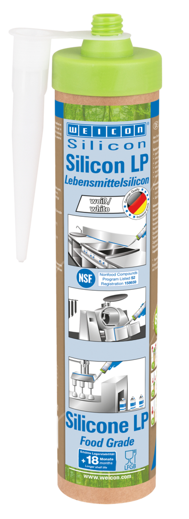 Silicona LP | sellador de elasticidad permanente para el sector de la alimentación y el agua potable