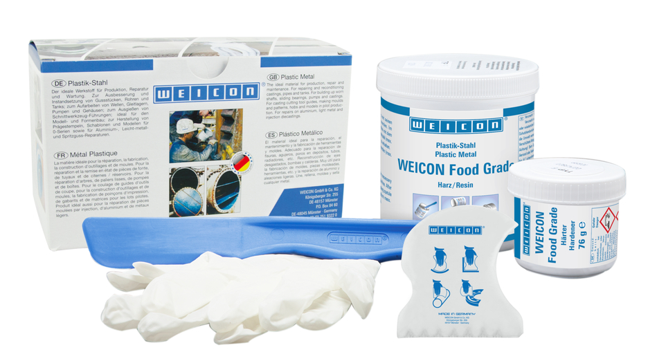 WEICON Food Grade | sistema de resina epoxi con carga mineral