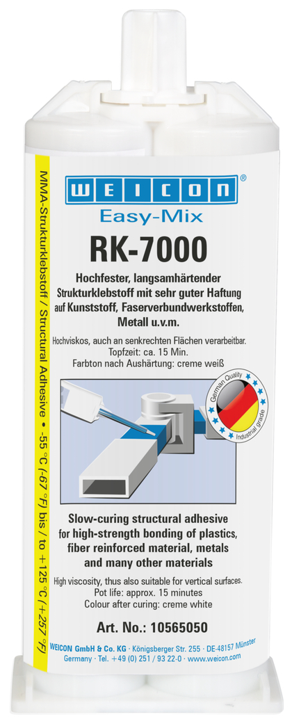 Easy-Mix RK-7000 Adhesivo Estructural de Acrilato | adhesivo acrílico estructural de curado lento Easy-Mix RK-7000 Adhesivo Estructural de Acrilato | adhesivo acrílico estructural de curado lento