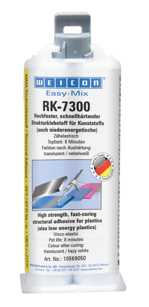 Easy-Mix RK-7300 Adhesivo Estructural de Acrilato | adhesivo acrílico estructural para plásticos de baja energía superficial