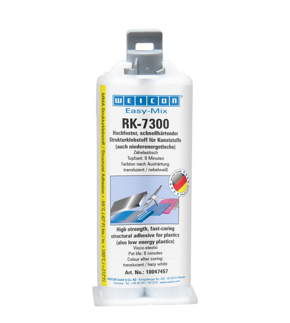 Easy-Mix RK-7300 Adhesivo Estructural de Acrilato | adhesivo acrílico estructural para plásticos de baja energía superficial