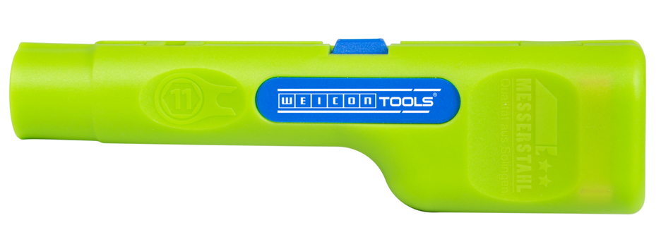 Pelador de Cable Coaxial No 1 F Plus Green Line - apto para conectores de tornillo F | para pelar y desaislar cables coaxiales incl. ayuda para desenrollar Pelador de Cable Coaxial No 1 F Plus Green Line - apto para conectores de tornillo F | para pelar y desaislar cables coaxiales incl. ayuda para desenrollar